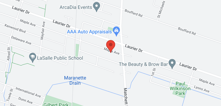 map of 960 MAPLE AVENUE